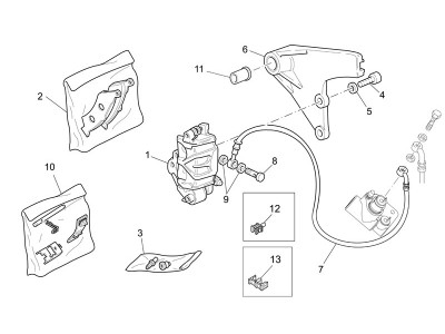 Δαγκάνα φρένου πίσω